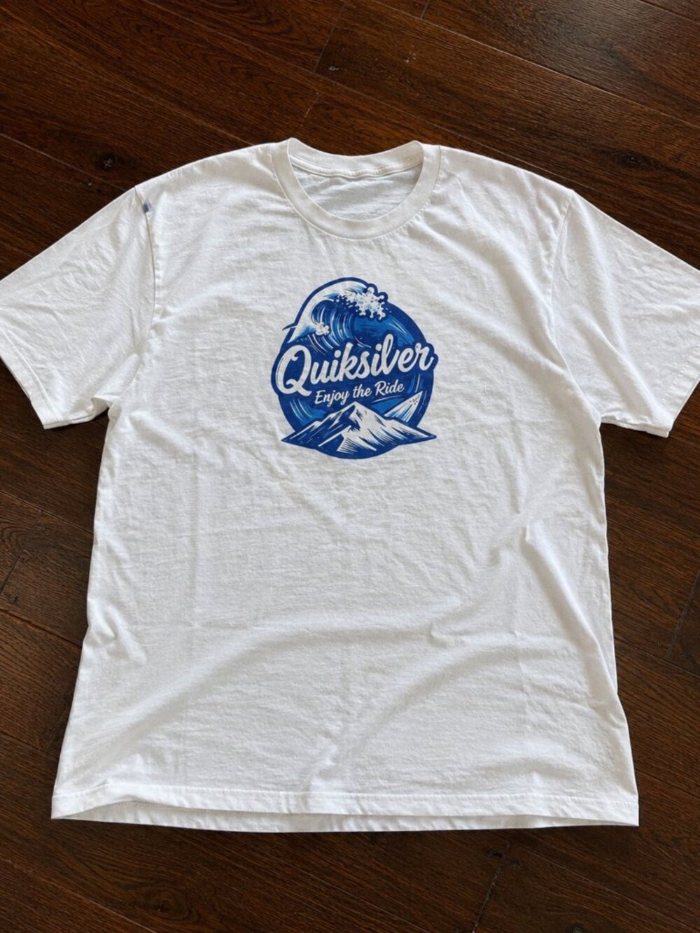Quiksilver Enjoy the Ride Graphic Tee White